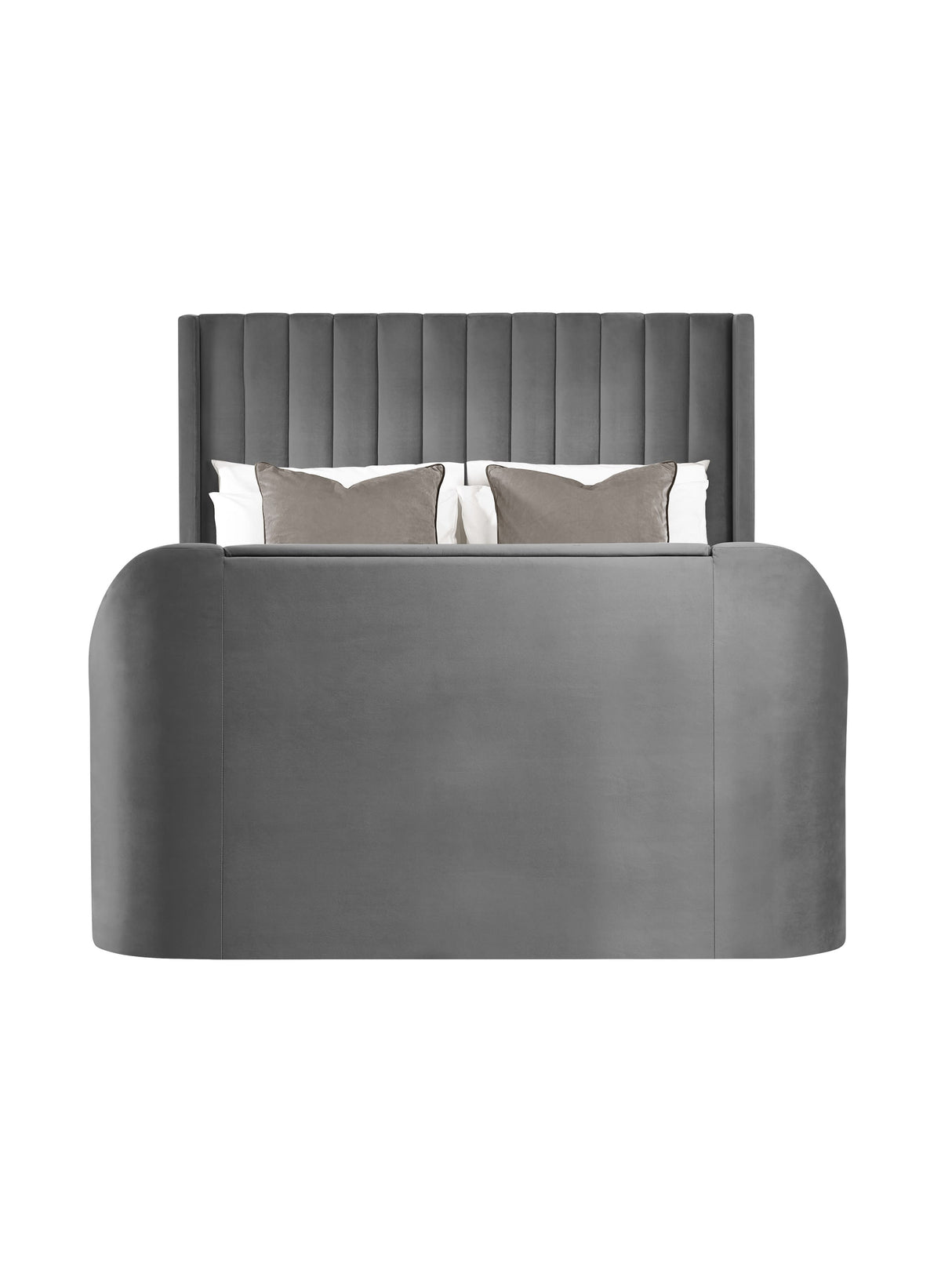 Clara Upholstered TV Ottoman Storage Bed