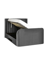 Clara Upholstered TV Ottoman Storage Bed