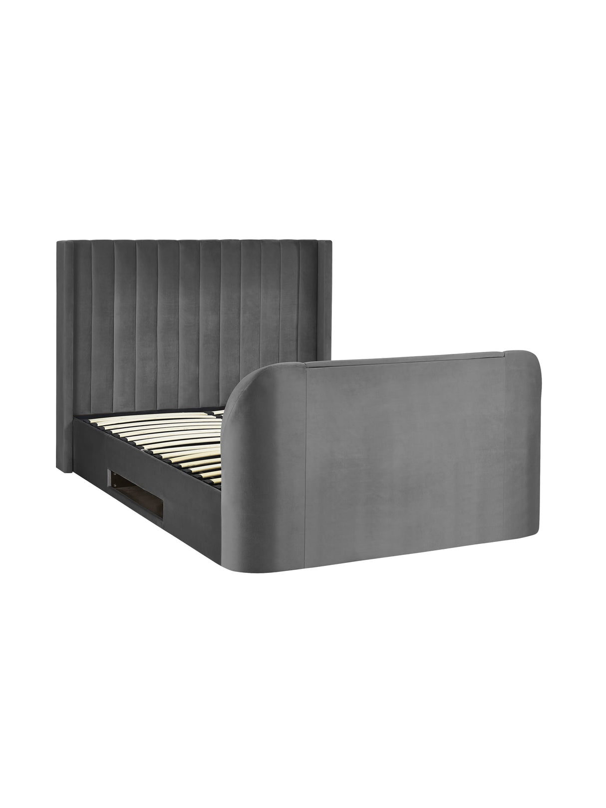 Clara Upholstered TV Ottoman Storage Bed