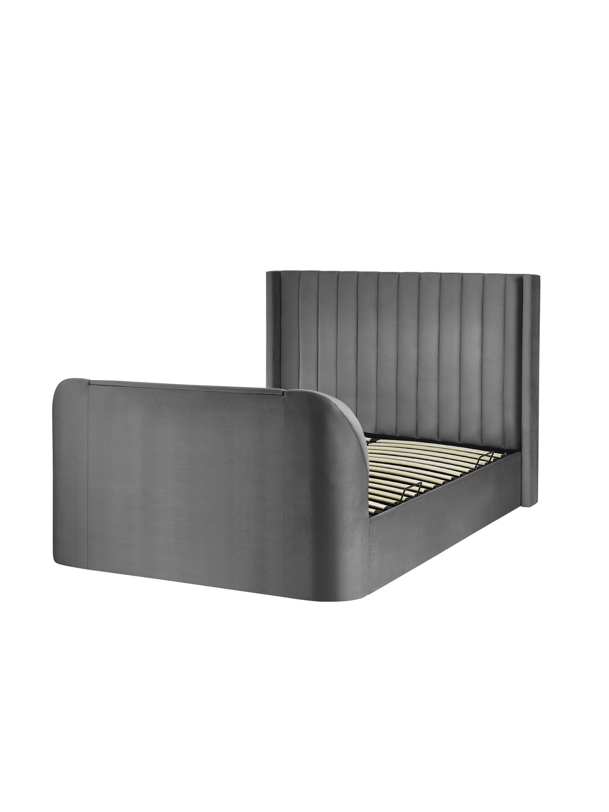 Clara Upholstered TV Ottoman Storage Bed