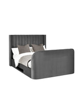 Clara Upholstered TV Ottoman Storage Bed
