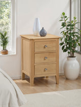 Cotswold 3 Drawer Bedside Table