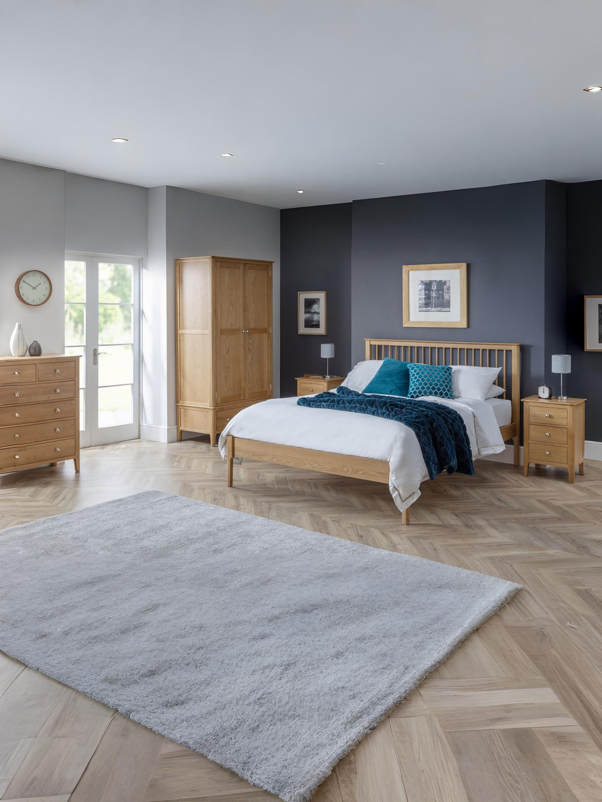 Cotswold 3 Drawer Bedside Table