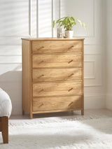 Coxmoor 5 Drawer Wide Chest