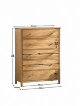 Coxmoor 5 Drawer Wide Chest