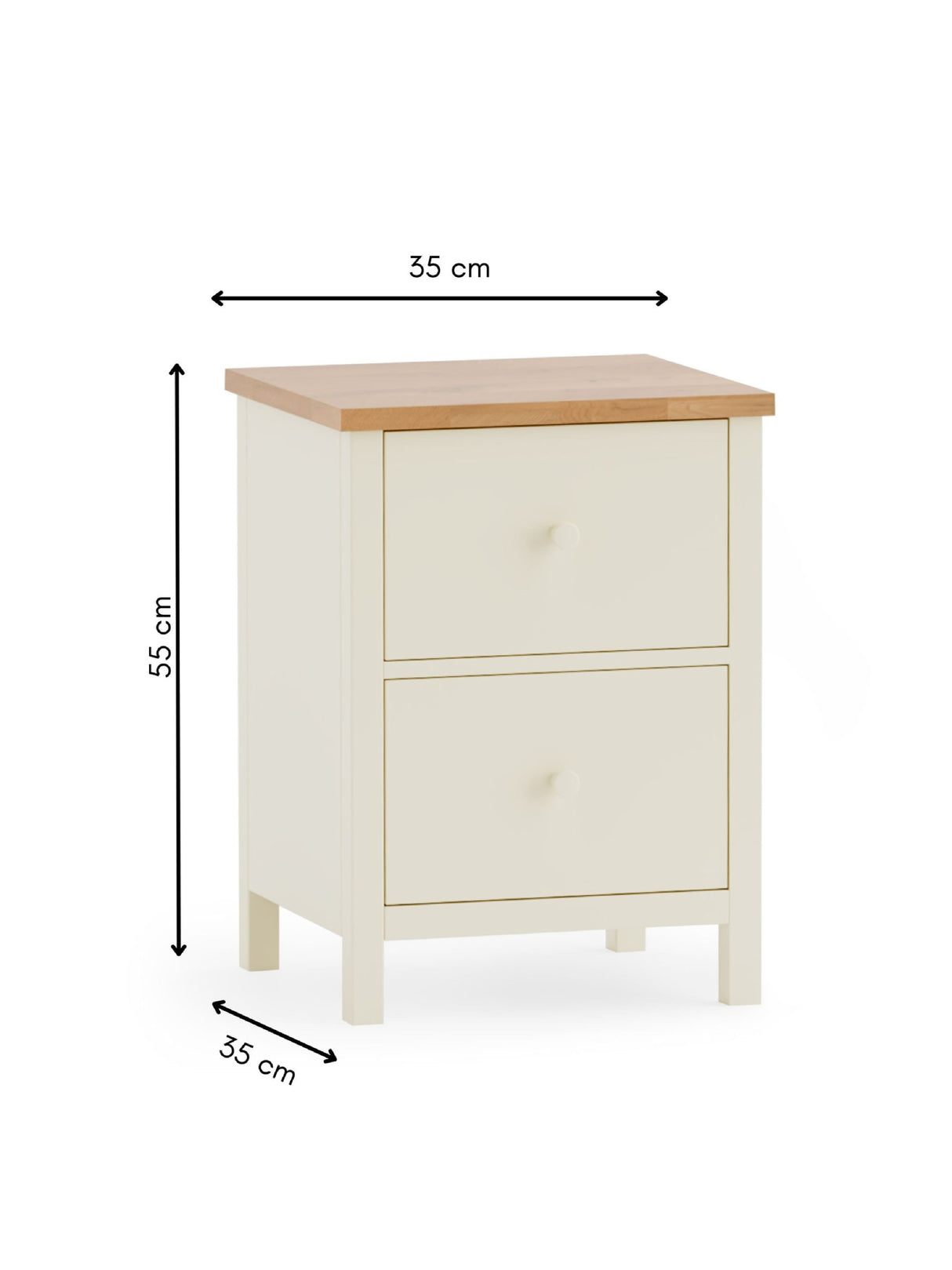 Coxmoor 2 Drawer Bedside