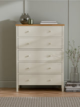 Coxmoor 5 Drawer Wide Chest