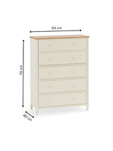Coxmoor 5 Drawer Wide Chest