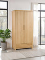 Curve 2 Door 1 Drawer Wardrobe