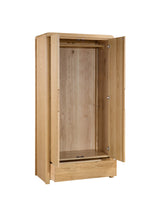 Curve 2 Door 1 Drawer Wardrobe
