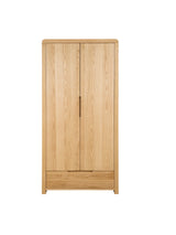 Curve 2 Door 1 Drawer Wardrobe