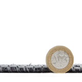 Coral H1057 Grey Modern Washable Rug