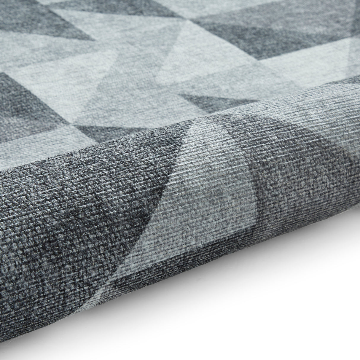 Coral H1057 Grey Modern Washable Rug
