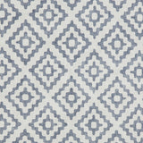 Coral H1058 Blue Modern Washable Rug