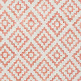 Coral H1058 Orange Modern Washable Rug