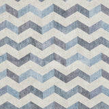 Coral H1059 Blue Modern Washable Rug