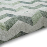 Coral H1059 Green Modern Washable Rug
