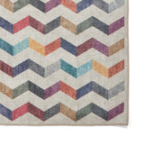 Coral H1059 Multi Modern Washable Rug