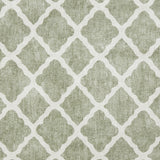 Coral H1063 Green Modern Washable Rug