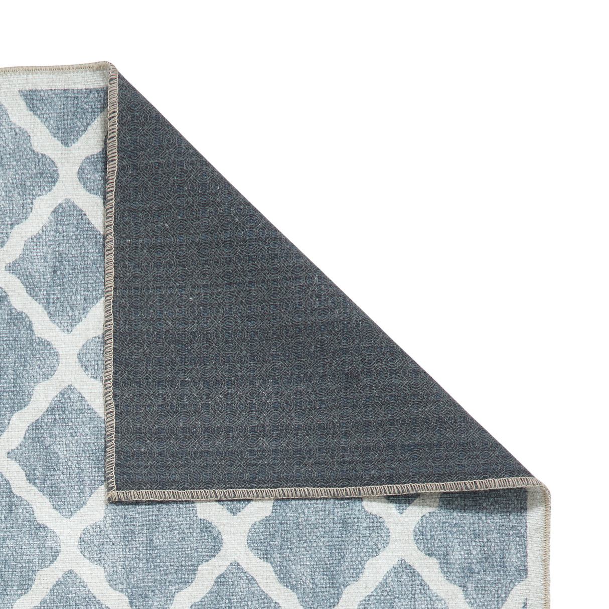 Coral H1063 Grey Modern Washable Rug