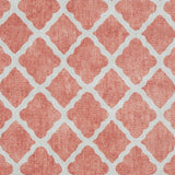 Coral H1063 Orange Modern Washable Rug
