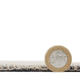 Coral H1063 Yellow Modern Washable Rug