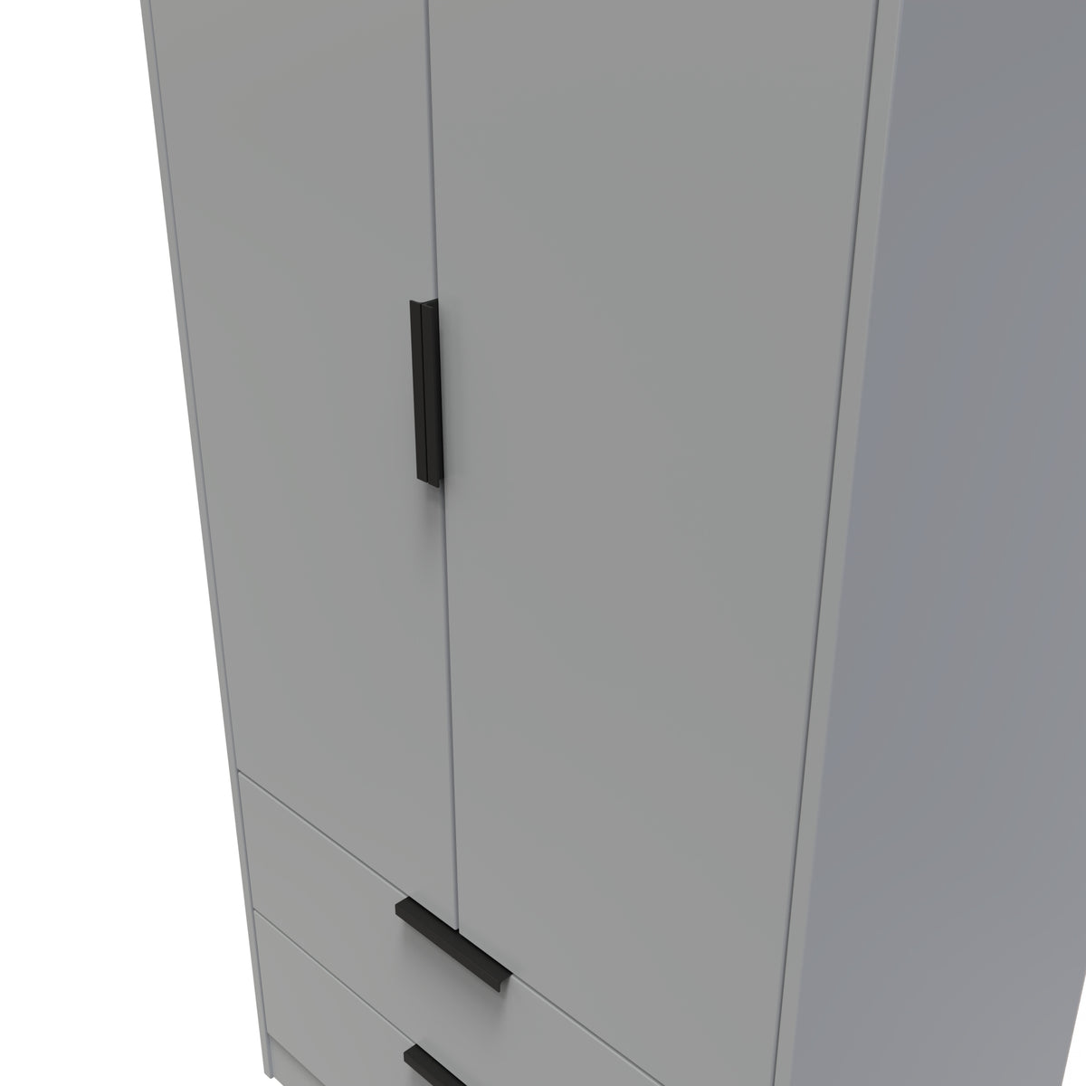 Diego Tall 2 Drawer Wardrobe