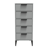 Diego 5 Drawer Bedside Cabinet