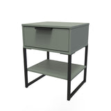 Diego Single 1 Drawer Smart Bedside Cabinet
