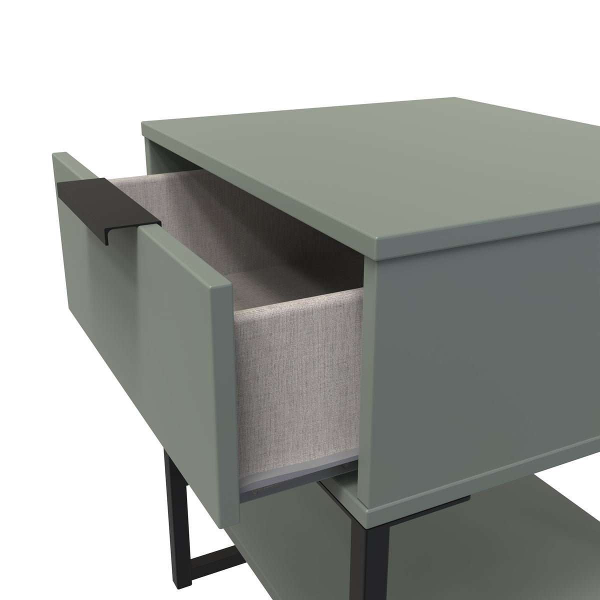 Diego Single 1 Drawer Smart Bedside Cabinet
