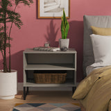 Diego Double Open Bedside Cabinet