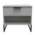 Diego Double 1 Drawer Bedside Cabinet