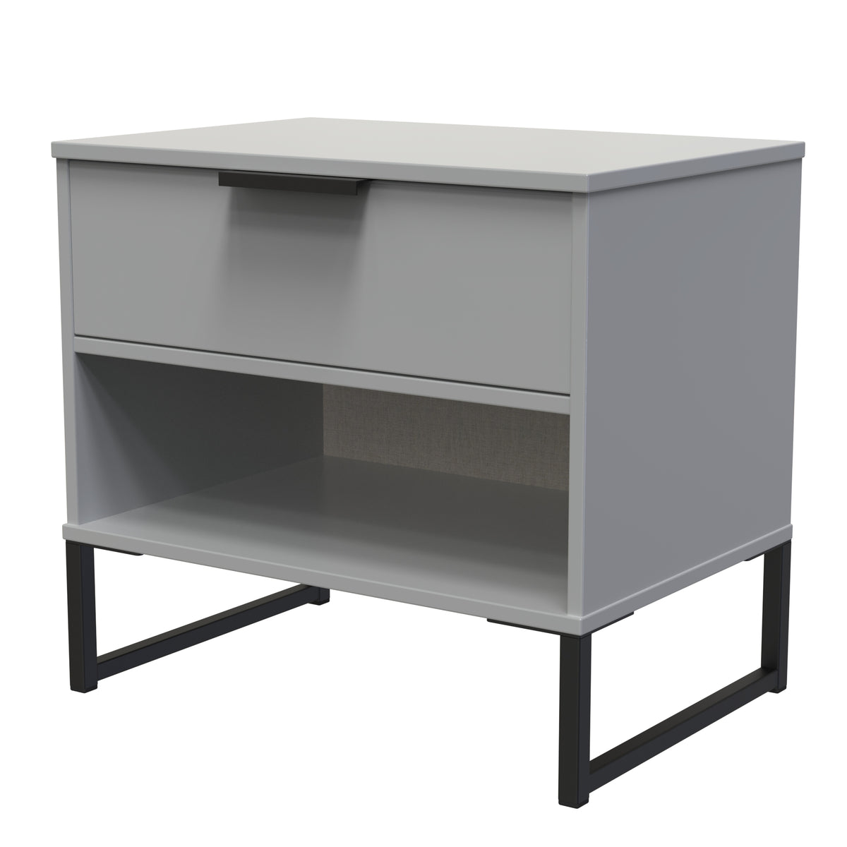 Diego Double 1 Drawer Bedside Cabinet
