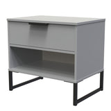 Diego Double 1 Drawer Bedside Cabinet