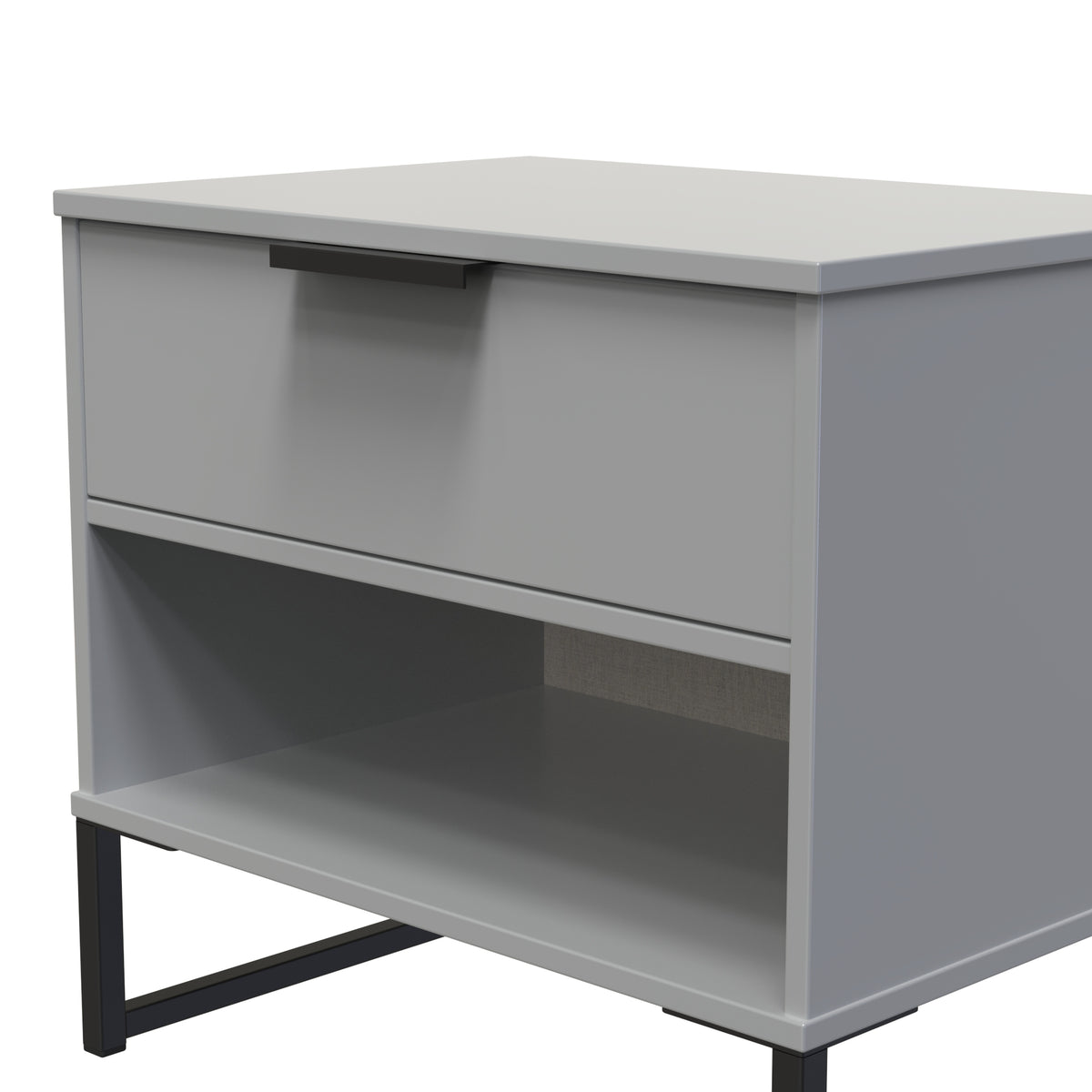 Diego Double 1 Drawer Bedside Cabinet