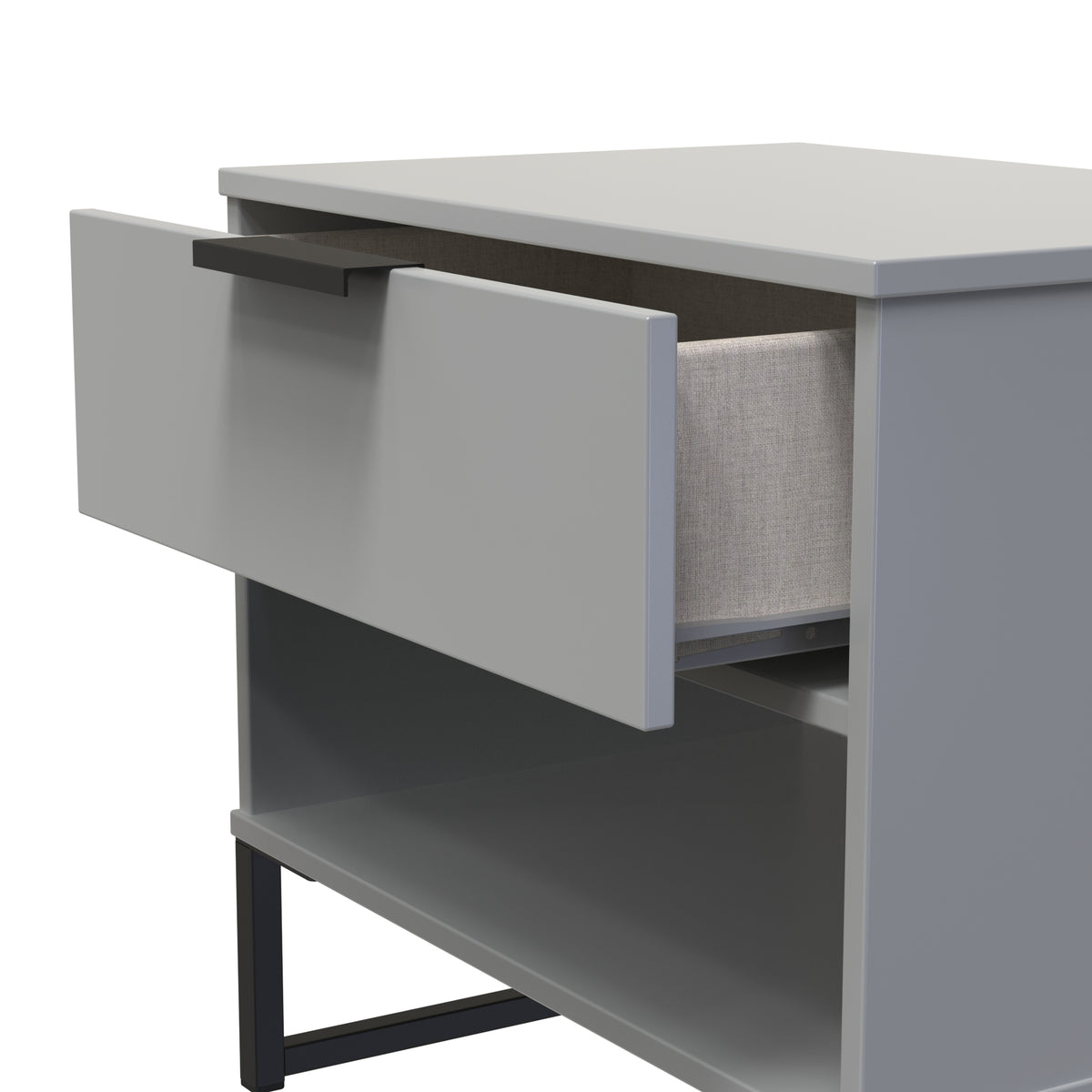 Diego Double 1 Drawer Bedside Cabinet