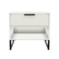 Diego Double 1 Drawer Bedside Cabinet