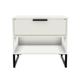 Diego Double 1 Drawer Bedside Cabinet