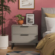 Diego Double 2 Drawer Bedside Cabinet