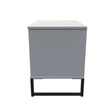 Diego Double 2 Drawer Bedside Cabinet