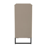 Diego (Black Sleigh Legs) 4 Drawer Chest