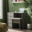 Diego (Gold Sleigh Legs) 4 Drawer Vanity