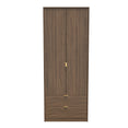 Diego Tall 2 Drawer Wardrobe