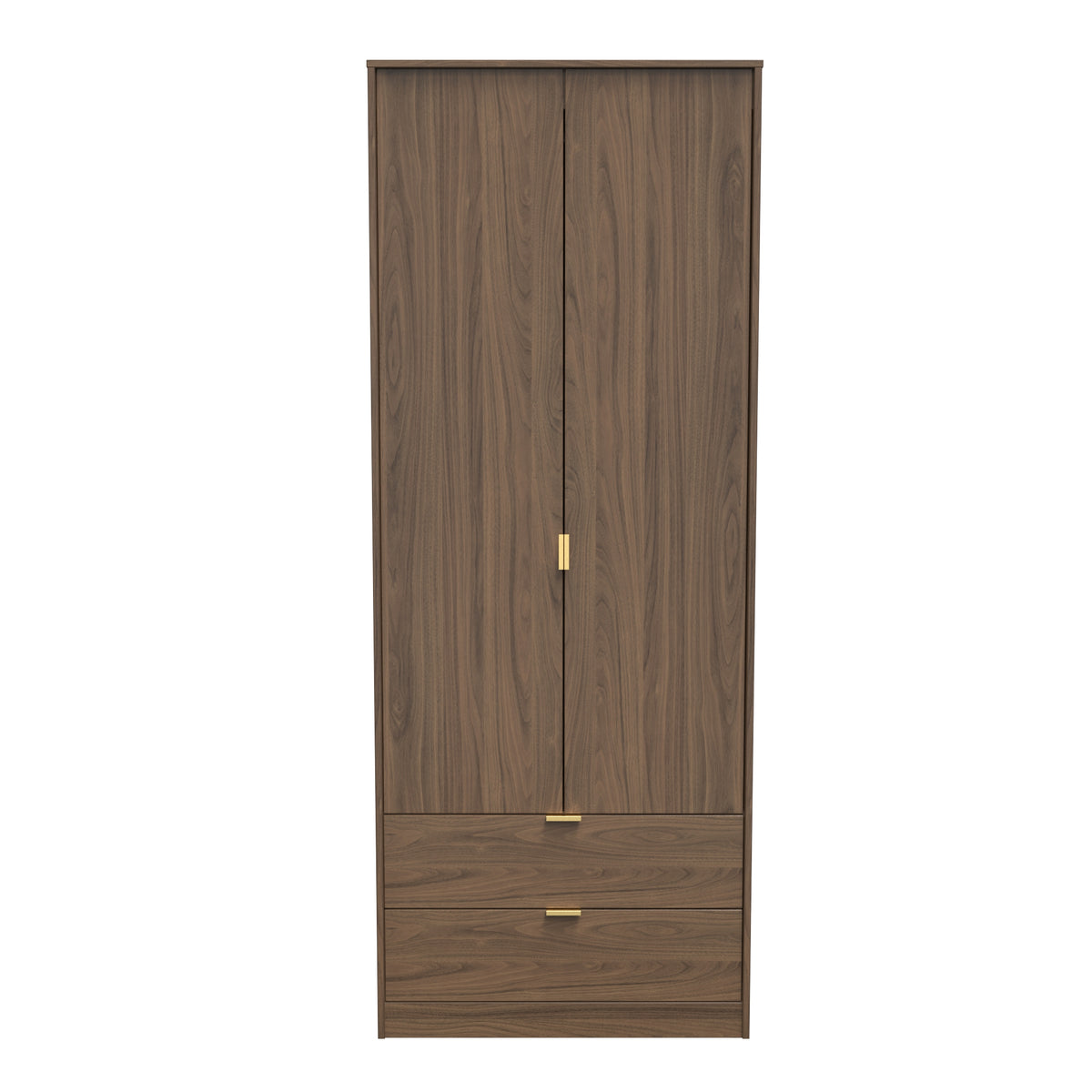 Diego Tall 2 Drawer Wardrobe