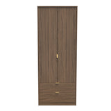 Diego Tall 2 Drawer Wardrobe
