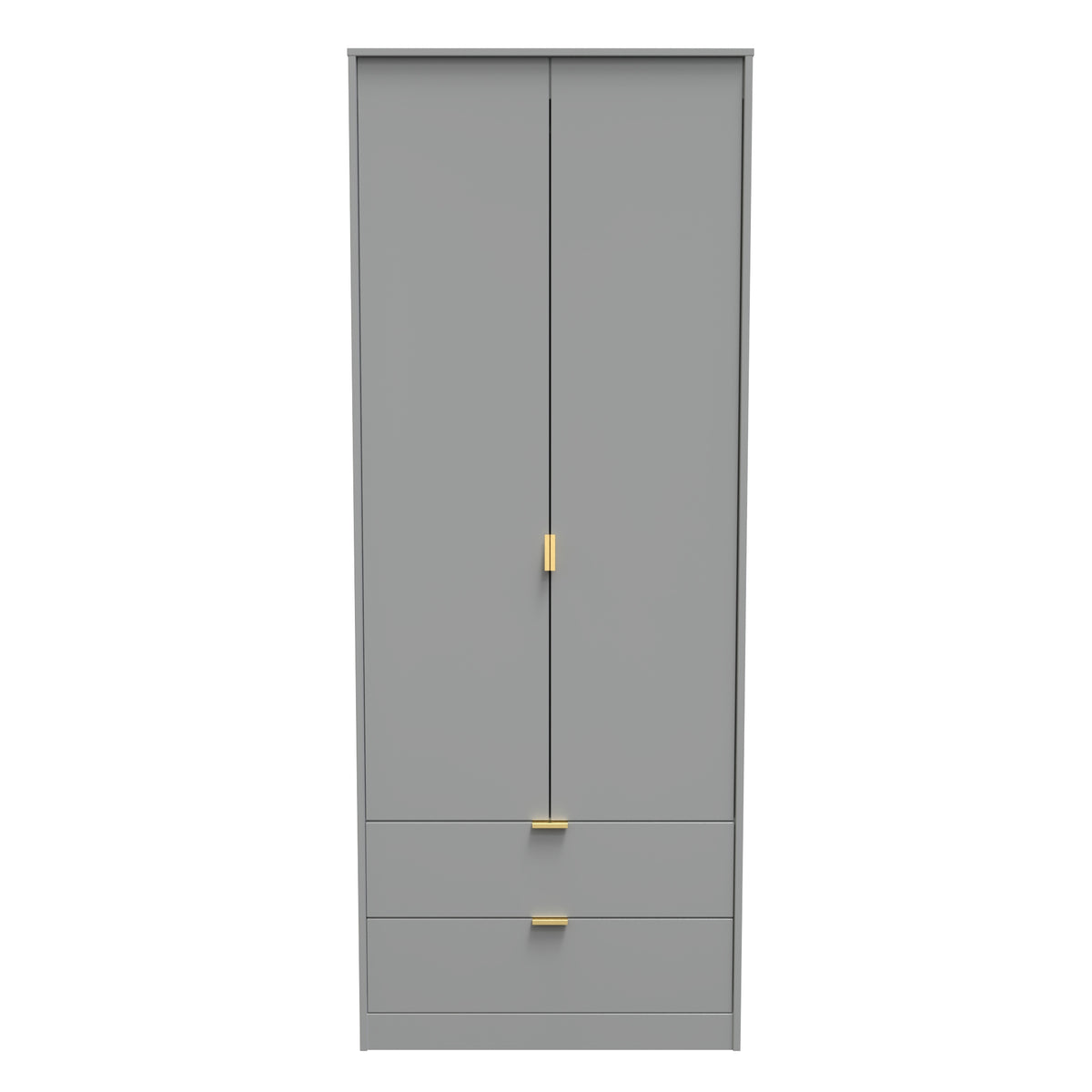 Diego Tall 2 Drawer Wardrobe