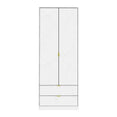 Diego Tall 2 Drawer Wardrobe