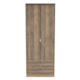 Diego Tall 2 Drawer Wardrobe