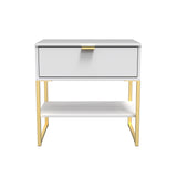Diego Single 1 Drawer Bedside Cabinet