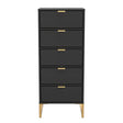Diego J 5 Drawer Tallboy